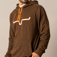 Kimes Ranch Men's Durham Hoodie in Heather Brown