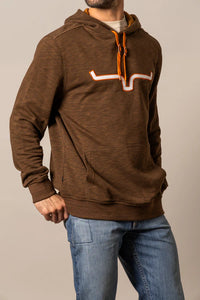 Kimes Ranch Men's Durham Hoodie in Heather Brown