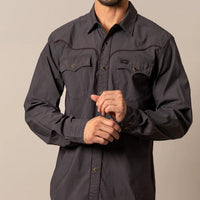 Kimes Ranch Men's L/S El Toro Western Snap Shirt in Black