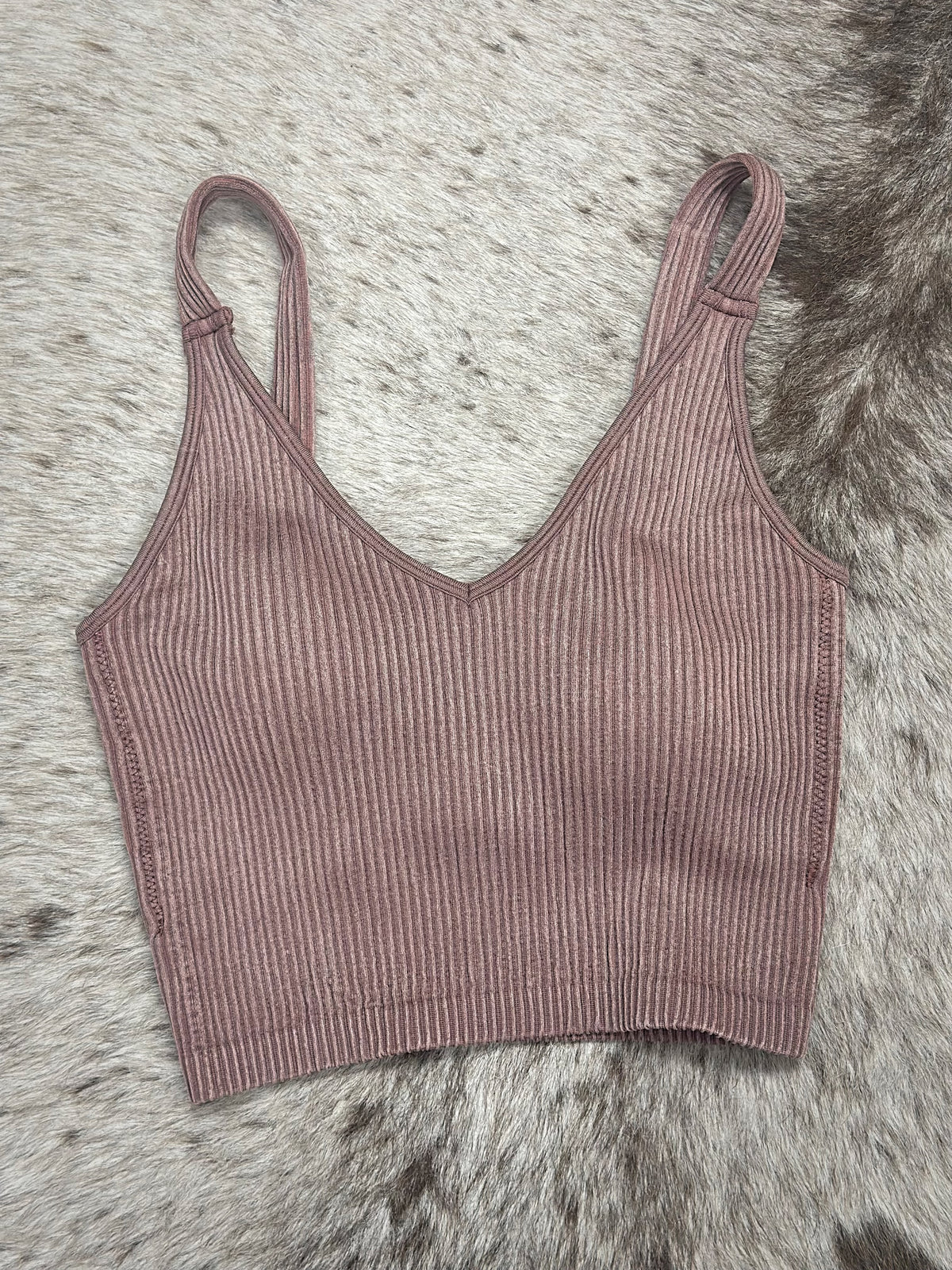 Seamless Ribbed Bralette (9 Colors Available)