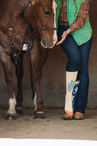Lucky Chuck Women's Desert Spirit Cowgirl Performance Boot Socks