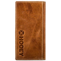 Hooey Original "Tonkawa" Turquoise Aztec Print Rodeo Wallet in Tan