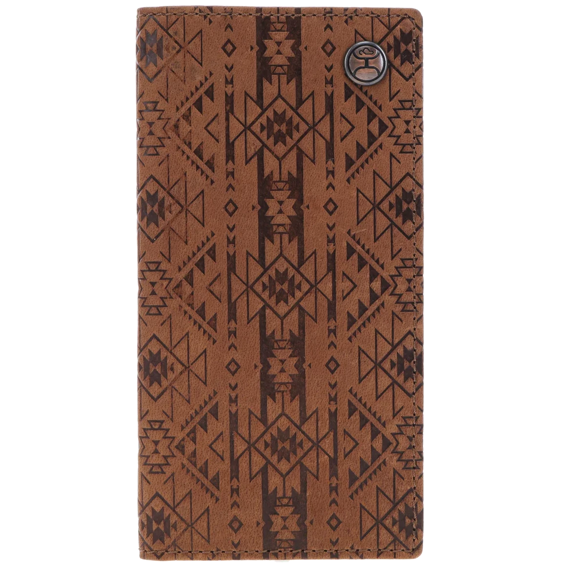 Hooey Classic "Monterey" Aztec Rodeo Wallet in Brown