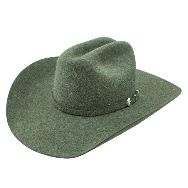 Resistol Midnight Mix 6X Fur Felt Hat in Green Mix