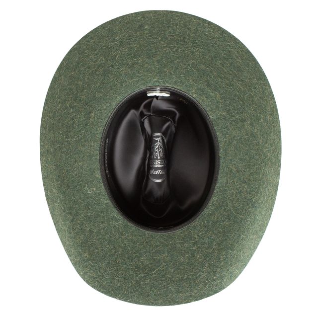 Resistol Midnight Mix 6X Fur Felt Hat in Green Mix