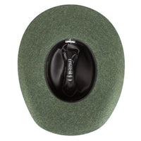 Resistol Midnight Mix 6X Fur Felt Hat in Green Mix
