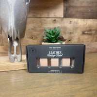 Leather Vintage Label Discovery Gift Set