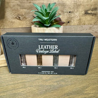Leather Vintage Label Discovery Gift Set