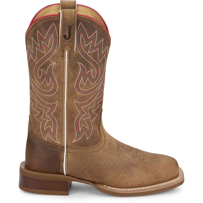 Justin Women's Little Sugar 11" Western Boot in Taupe