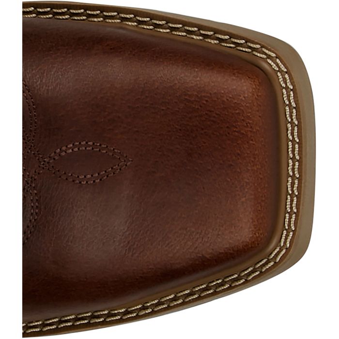 Justin Men's Daywork 11" Water Buffalo Steel Toe Work Boot in Pecan