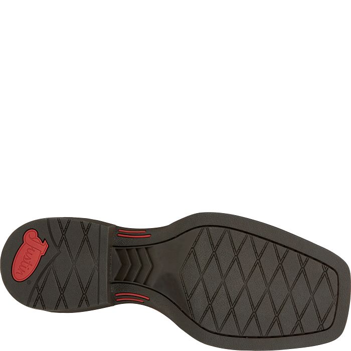 Justin Men's Canter 11" Western Boot in Hazel Brown