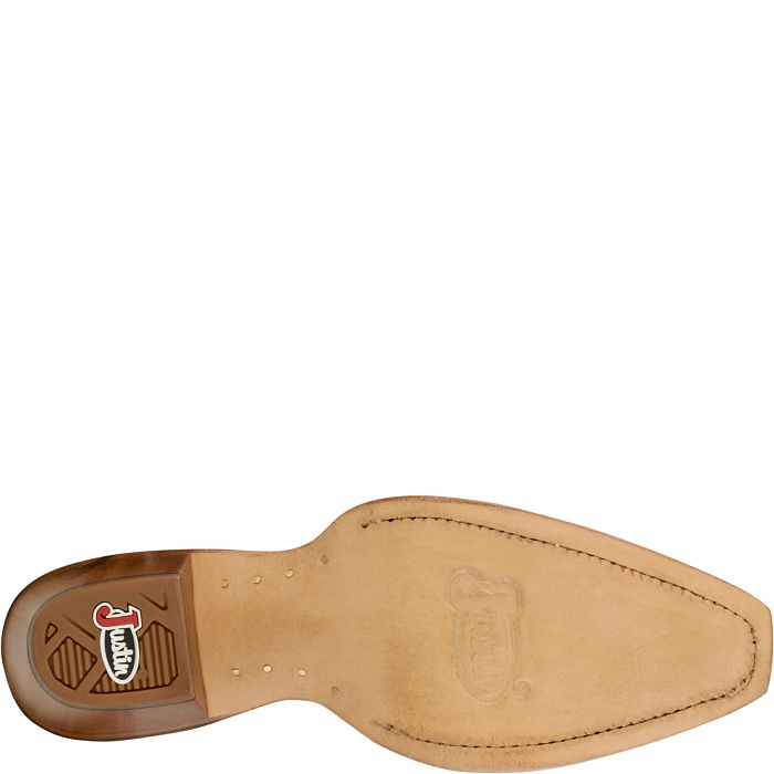 Justin Women's Bev Snip Toe Suede Bootie in Brown