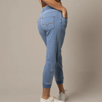 Kimes Ranch Women's Joanie Joggers in Light Wash Indigo