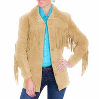 Scully Women's Old Rust Fringe Suede Jacket