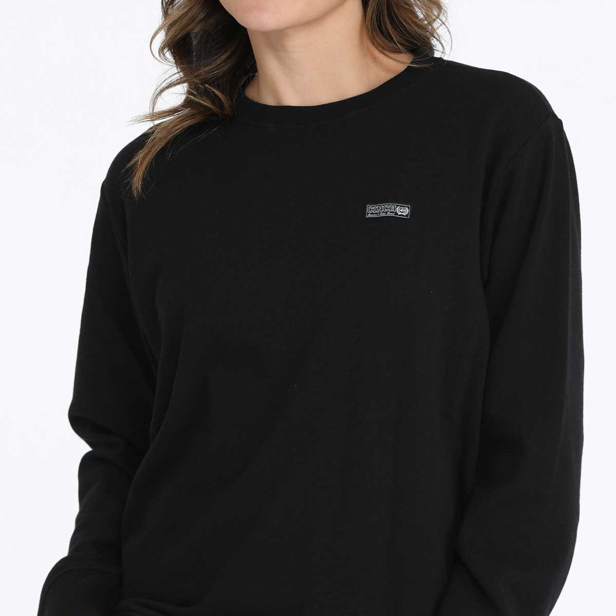 Cinch Women's Pullover Sweatshirt in Black