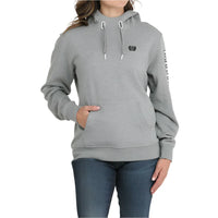 Cinch Women's Logo Hoodie in Grey