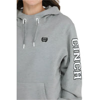 Cinch Women's Logo Hoodie in Grey