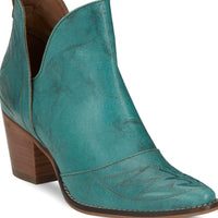 Nocona Women's Micki Turquoise Cowhide Western Bootie
