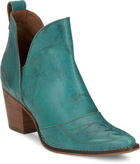 Nocona Women's Micki Turquoise Cowhide Western Bootie