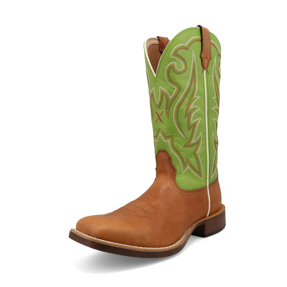 Twisted X Men's 13" Top Hand Boot in Peanut and Dark Citron
