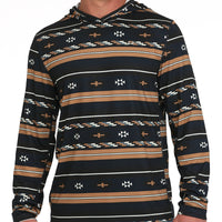 Cinch Men's Southwestern Arenaflex Performance Hoodie in Dark Navy