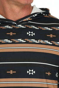 Cinch Men's Southwestern Arenaflex Performance Hoodie in Dark Navy