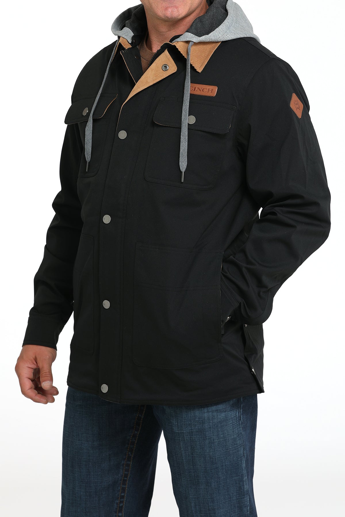 Cinch Men's Barn Coat in Black