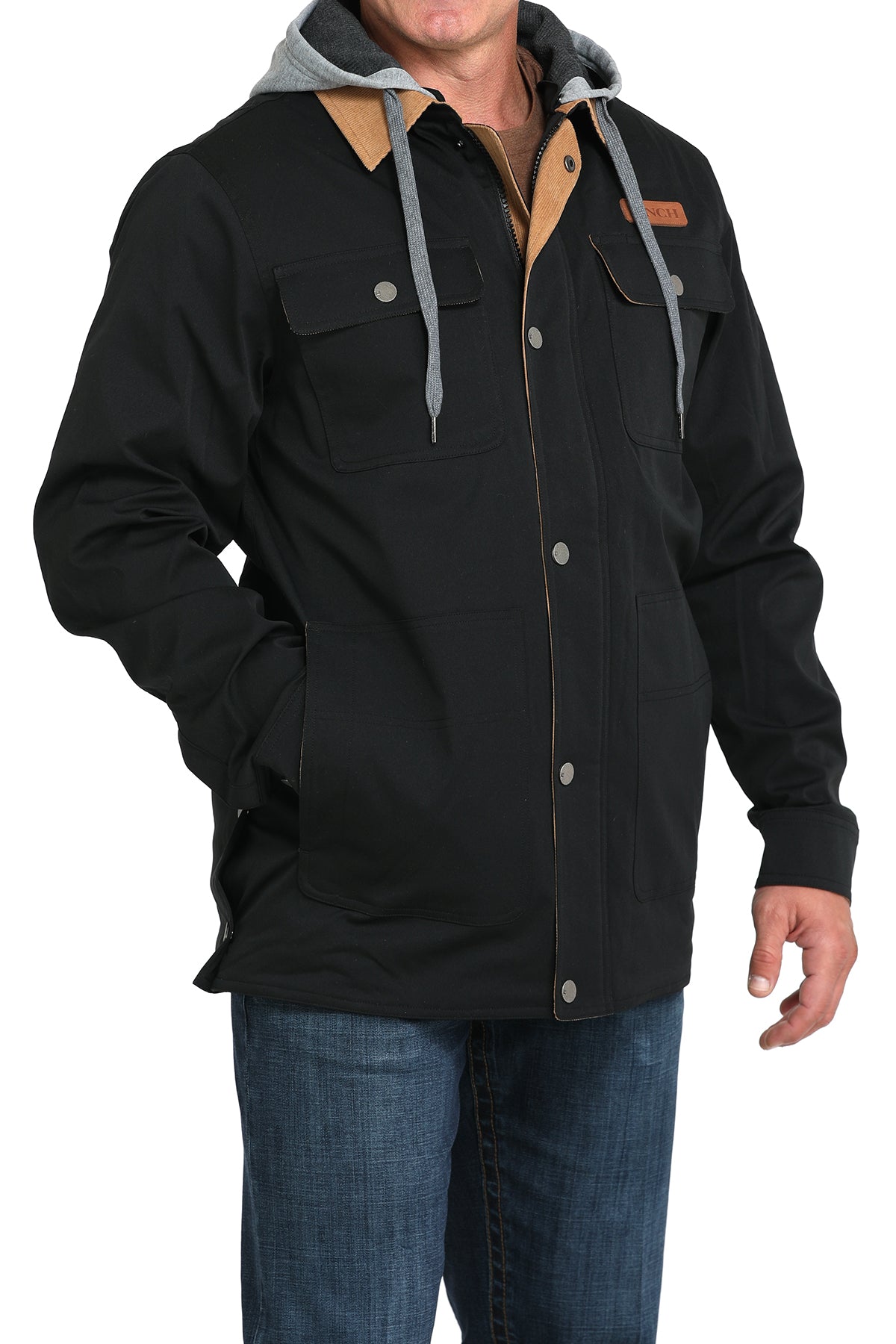 Cinch Men's Barn Coat in Black