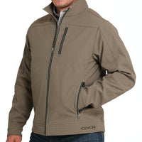 Cinch Men's Concealed Carry Bonded Jacket in Light Brown