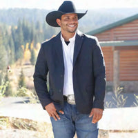 Cinch Men's Charcoal Plaid Sport Coat