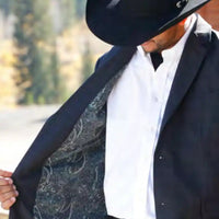 Cinch Men's Charcoal Plaid Sport Coat