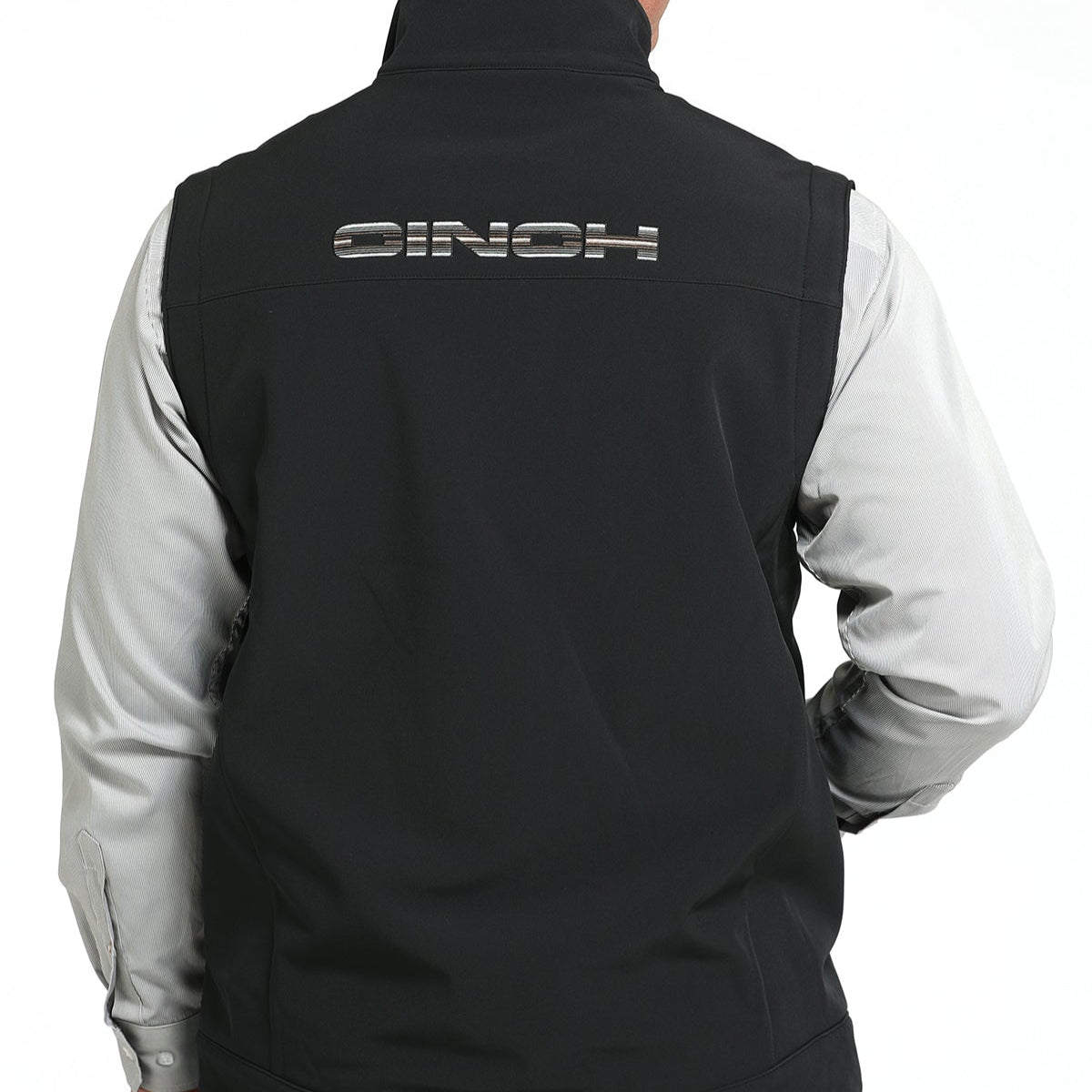 Cinch Men's Concealed Carry Bonded Vest in Black/Gold