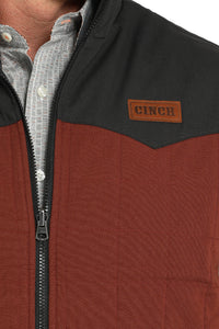 Cinch Men's Reversible Vest in Aztec and Brown