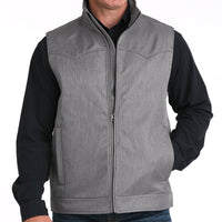Cinch Men's Solid Concealed Carry Bonded Vest in Charcoal