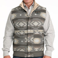 Cinch Men's Reversible Snap Vest in Olive