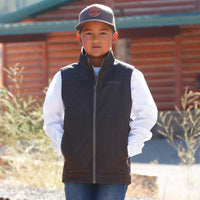 Cinch Boy's Bonded Vest in Brown