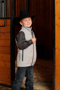 Cinch Boy's Bonded Vest in Grey