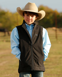 Cinch Boy's Bonded Vest in Black
