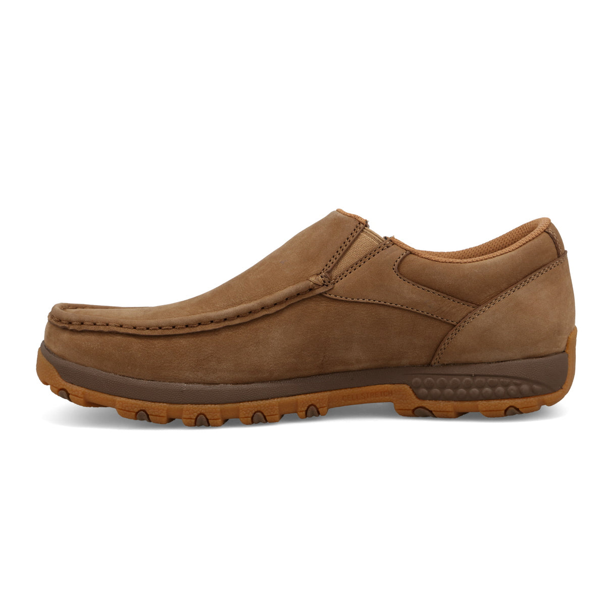 Twisted X Men's Slip-On Driving Moc in Camel