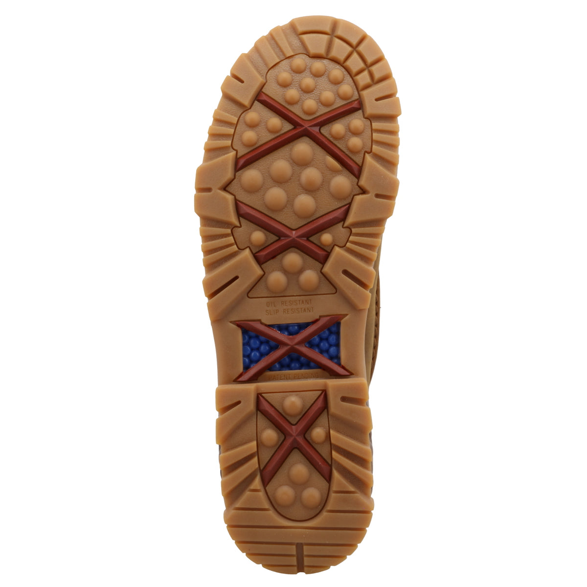 Twisted X Men's 6" Lace Up Work Boot Safety Toe in Distressed Saddle