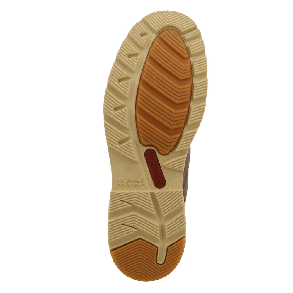 Twisted X Men's CellStretch 6"Lace Up Work Boot in Shitake