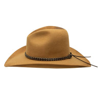 Stetson Sand Hollow Buffalo Fur Felt Western Hat in Toffee