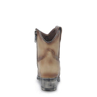 Circle G Women's 7" Almond Embroidery Snip Toe Ankle Boot