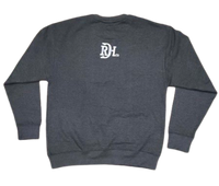 Red Dirt Hat Co. "Bucking Bronco" Sweatshirt in Dark Grey