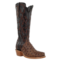 R. Watson Women's Full Quill Ostrich Triad Cutter Toe Western Boot