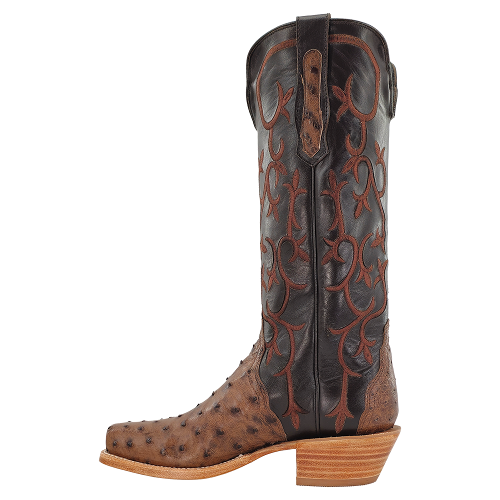 R. Watson Women's Full Quill Ostrich Triad Cutter Toe Western Boot