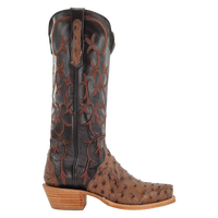 R. Watson Women's Full Quill Ostrich Triad Cutter Toe Western Boot