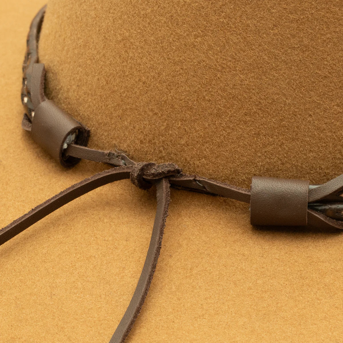 Stetson Sand Hollow Buffalo Fur Felt Western Hat in Toffee