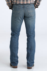 Cinch Men's Silver Label Slim Fit Straight Leg Jean in Medium Wash