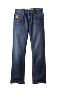 Cinch Boys Slim Fit Dark Stone Wash Slim Fit Bootcut Jeans